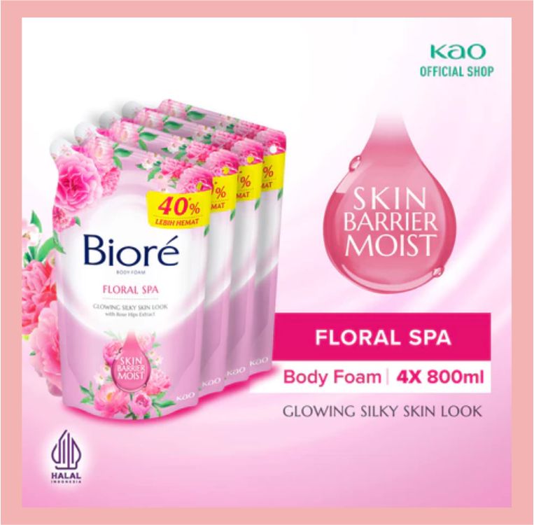 Biore Body Foam Sabun Mandi Cair Floral