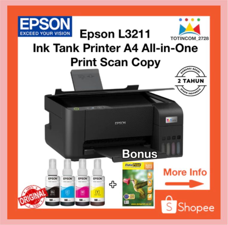 Printer Epson L3211 baru