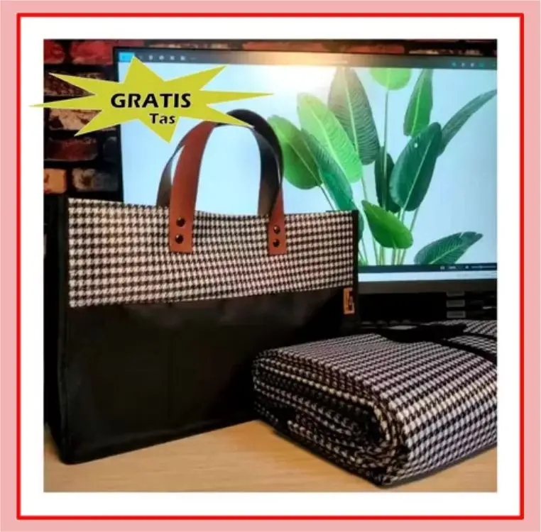Tikar Lipat Piknik Aestethic Waterproof