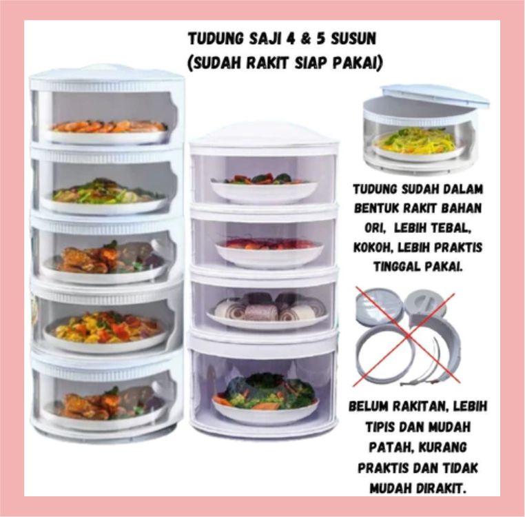 Rak Susun Tempat Penyimpan Makanan