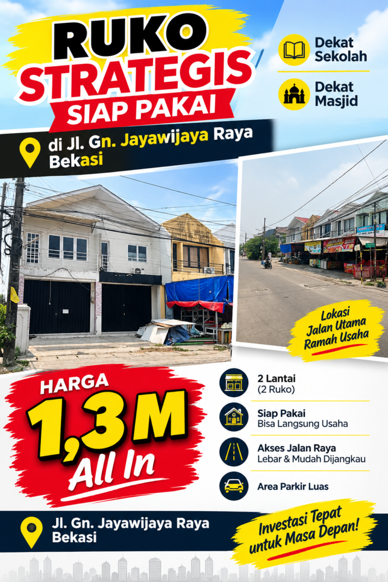 Brosur Ruko Bekasi New 1
